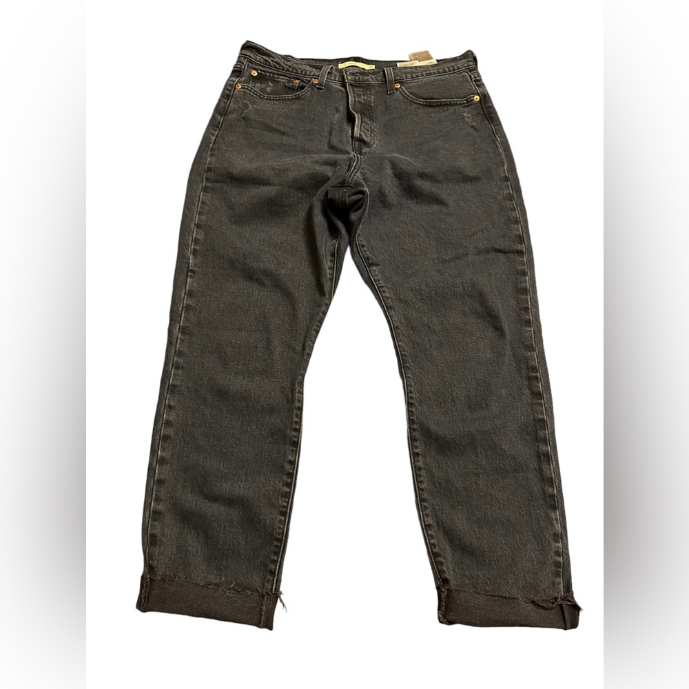 Levi's Premium Women's Wedgie Straight Leg Jeans - Black Size 32 COPY